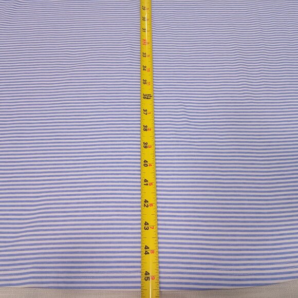 PINK Women's Cotton Short Sleeve Nightdress Striped V- Neckline Maxi Dress Sz M - Picture 3 of 5